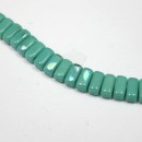 3x6mm Brick Czech Mate Peacock-Green Turquoise